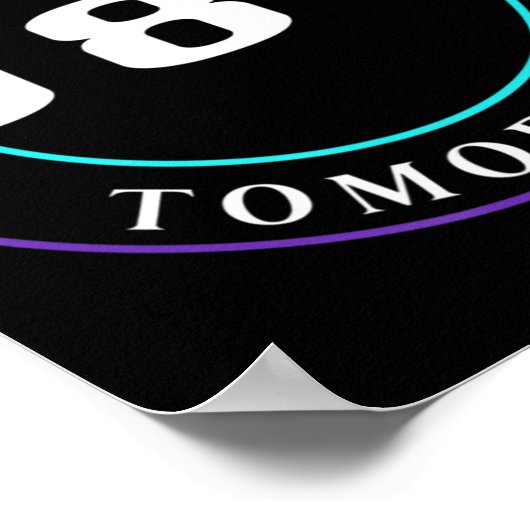 Selbstmordbewusstsein 988 - Suizidprävention 1 Poster (Ecke)