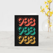 Selbstmordbewusstsein - 988 - Suizidprävention 988 Karte (Gelbe Blume)