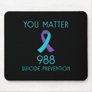 Selbstmordbewusstsein - 988 - Suizidprävention 988 Mousepad