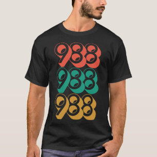 Selbstmordbewusstsein - 988 - Suizidprävention 988 T-Shirt