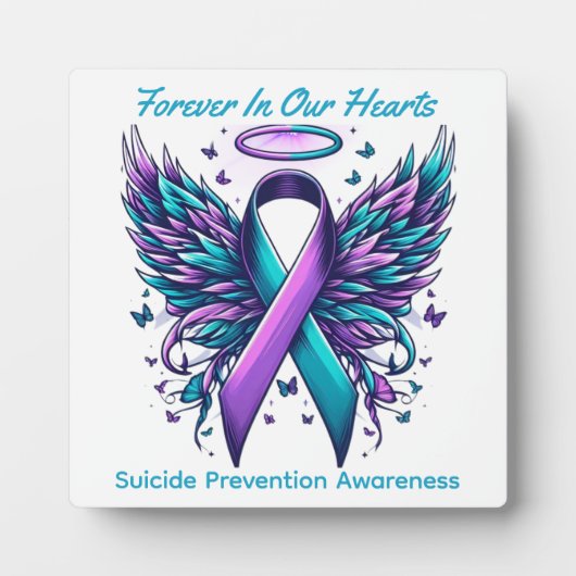 Selbstmordbewusstsein Advocate Erinnerung Fotoplatte (Vorderseite)