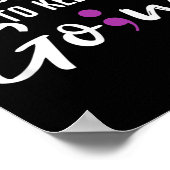 Selbstmordbewusstsein Behalt Poster (Ecke)