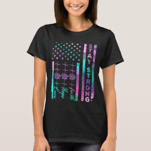 Selbstmordbewusstsein Bleibe deutliches amerikanis T-Shirt