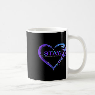 Selbstmordbewusstsein Bleibe Morgen braucht Sie Kaffeetasse