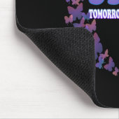 Selbstmordbewusstsein Bleibe Morgen braucht Sie Mousepad (Ecke)