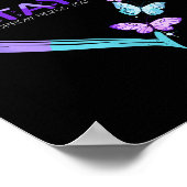 Selbstmordbewusstsein Bleibe Morgen braucht Sie Poster (Ecke)