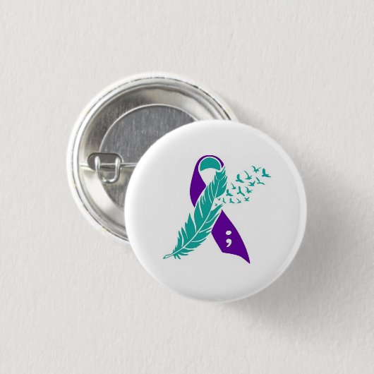 Selbstmordbewusstsein Button (Vorne & Hinten)