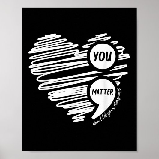 Selbstmordbewusstsein, das du nicht Lasse Poster (Vorne)