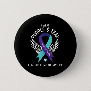 Selbstmordbewusstsein, das ich für die Liebe Aquam Button