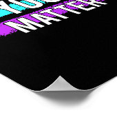 Selbstmordbewusstsein, das Sie Problem Design Gesc Poster (Ecke)