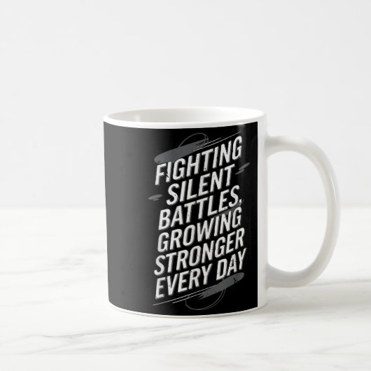 Selbstmordbewusstsein Depression Angst Geistesgesu Kaffeetasse (Rechts)