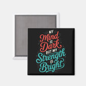 Selbstmordbewusstsein Depression Angst Geistesgesu Magnet (Vorderseite/Rückseite)