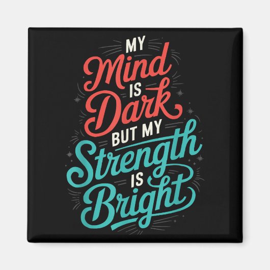 Selbstmordbewusstsein Depression Angst Geistesgesu Magnet (Vorne)