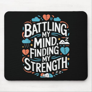 Selbstmordbewusstsein Depression Angst Geistesgesu Mousepad