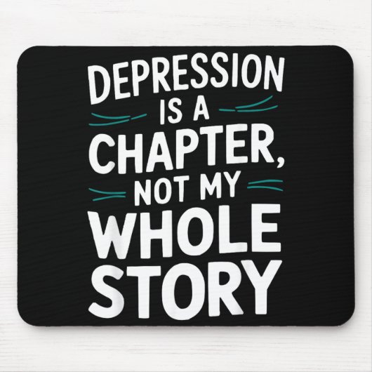 Selbstmordbewusstsein Depression Angst Geistesgesu Mousepad (Vorne)