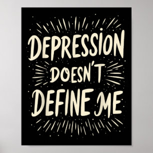 Selbstmordbewusstsein Depression Angst Geistesgesu Poster