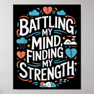 Selbstmordbewusstsein Depression Angst Geistesgesu Poster