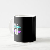 Selbstmordbewusstsein Design Geschenk sehe ich Sie Kaffeetasse (Vorderseite Links)