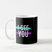Selbstmordbewusstsein Design Geschenk sehe ich Sie Kaffeetasse (Links)