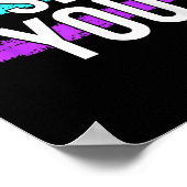 Selbstmordbewusstsein Design Geschenk sehe ich Sie Poster (Ecke)