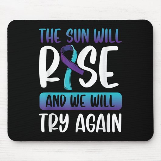 Selbstmordbewusstsein _die Sonne wird aufsteigen u Mousepad (Vorne)