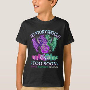Selbstmordbewusstsein Drache keine Geschichte soll T-Shirt