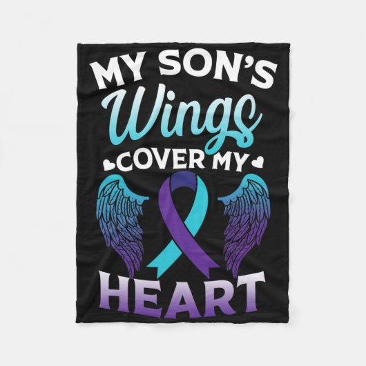 Selbstmordbewusstsein Erinnerung an das Herz des S Fleecedecke (Vorderseite)