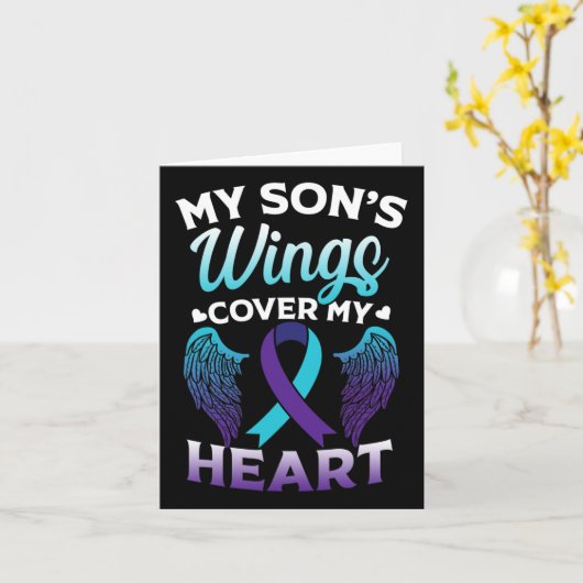 Selbstmordbewusstsein Erinnerung an das Herz des S Karte (Gelbe Blume)