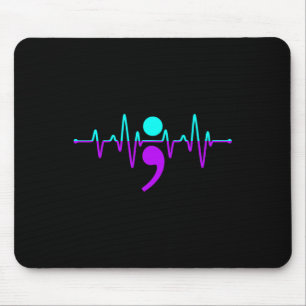 Selbstmordbewusstsein Heartbeat Unterstützung G Mousepad