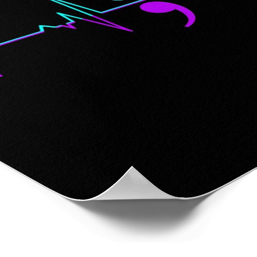 Selbstmordbewusstsein Heartbeat Unterstützung G Poster (Ecke)