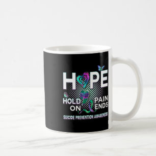 Selbstmordbewusstsein Hoffnung Akronym Halten an S Kaffeetasse