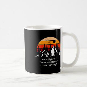 Selbstmordbewusstsein, ich bin ein kämpfender Retr Kaffeetasse