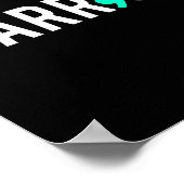 Selbstmordbewusstsein Krieger Design Geschenk für Poster (Ecke)
