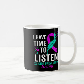 Selbstmordbewusstsein Ribbon Psychische Gesundheit Kaffeetasse
