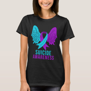Selbstmordbewusstsein Ribbon Psychische Gesundheit T-Shirt