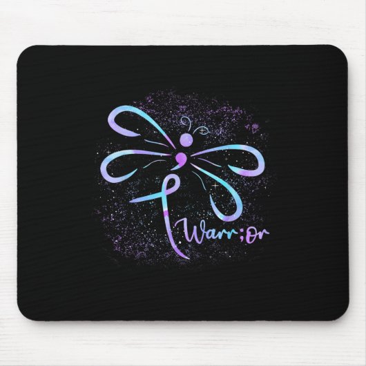 Selbstmordbewusstsein Semikolon Libelle Psychische Mousepad (Vorne)