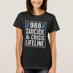 Selbstmordbewusstsein - Shirt 988 - Suizidpräventi