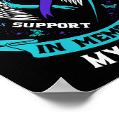 Selbstmordbewusstsein Shirt Freund Gone, aber nich Poster (Ecke)