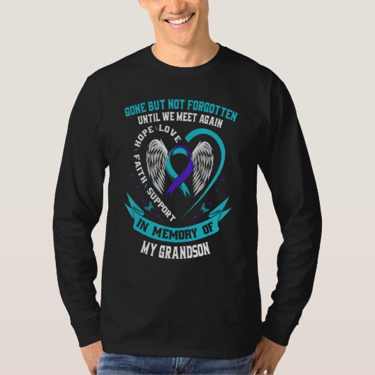 Selbstmordbewusstsein Shirt Großmutter Männer Frau (Vorderseite)