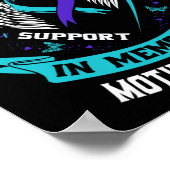 Selbstmordbewusstsein Shirt Mutter im Gesetz versc Poster (Ecke)