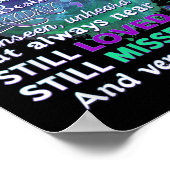 Selbstmordbewusstsein Shirts Frauen, die wir Liebe Poster (Ecke)