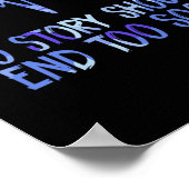 Selbstmordbewusstsein Sonnenblume Poster (Ecke)