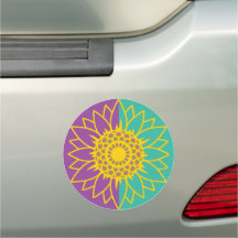 Selbstmordbewusstsein Sonnenblumen-Magnet