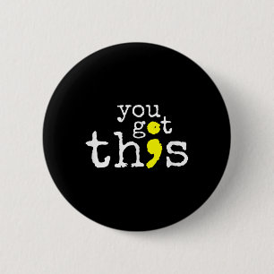 Selbstmordbewusstsein Unterstützung Positives Zita Button