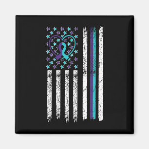 Selbstmordbewusstseinsflagge Angst Geistesgesundhe Magnet