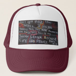 SELBSTMORDBRIEF TRUCKERKAPPE