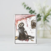 selbstmörderisch postkarte (Stehend Vorderseite)