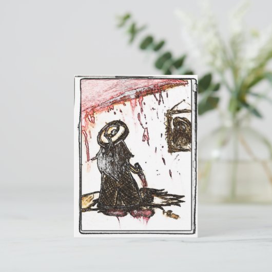 selbstmörderisch postkarte (Stehend Vorderseite)