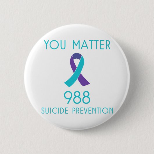 Selbstmordprävention 988 Hotline-Shirt Premium Button (Vorderseite)