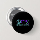 Selbstmordprävention bei Männern Awareness Peace L Button (Vorne & Hinten)